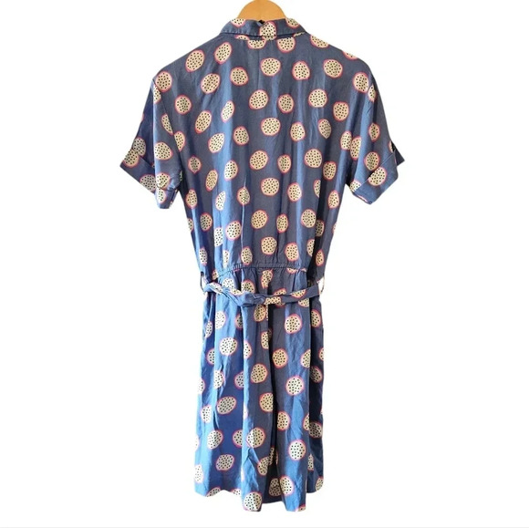 Compania Fantastica Dragon Fruit Pitaya Print Casual Women's Romper Size Medium. - Picture 13 of 16